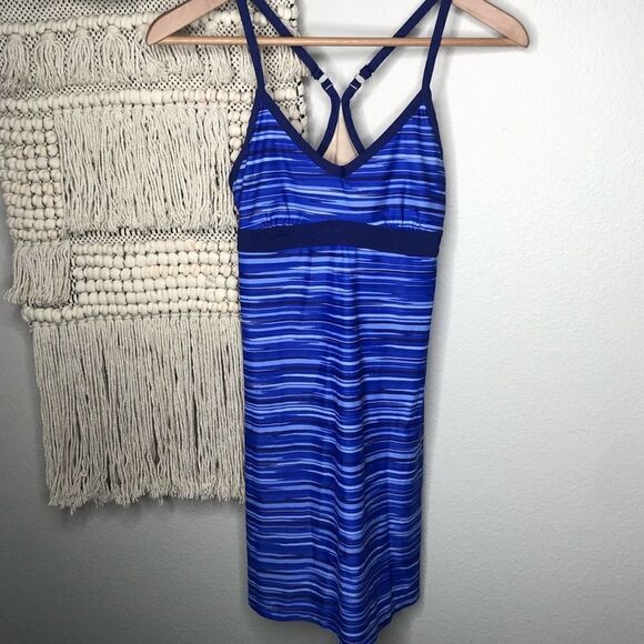 Athleta Shorebreak Wildflower Blue Swim Dress - Picture 2 of 12